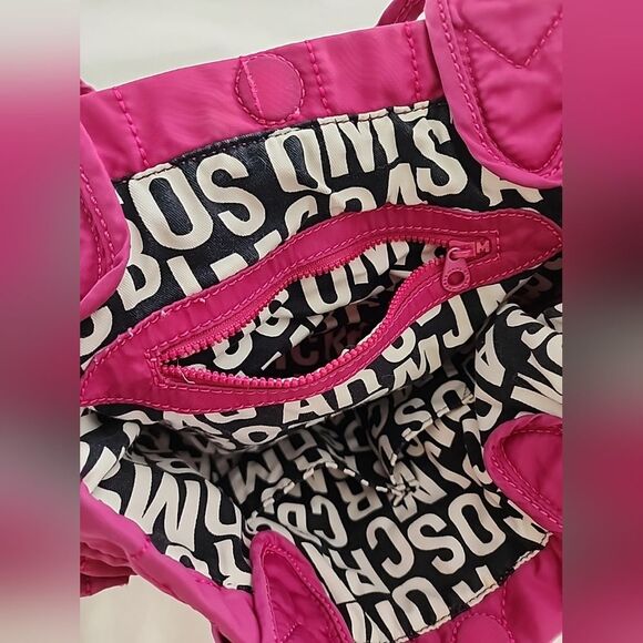 Marc by Marc Jacobs Tote Bag Pink Fuchsia Workwear Everyday Essential Quilted - Picture 4 of 14